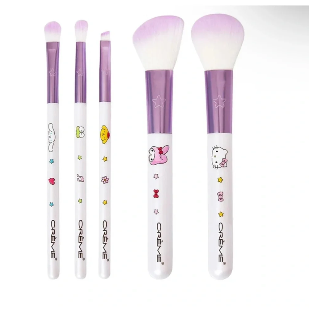 NIB The Creme Shop Hello Kitty holiday  5 brush set